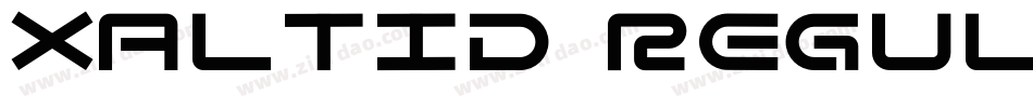 Xaltid Regular字体转换
